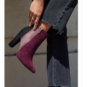 🦋ShoeDazzle zipper heeled bootie🦋